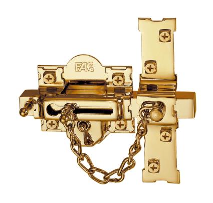 Ferrolho cilíndrico 80MM DOURADO 307R