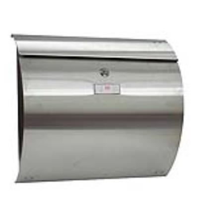 Caixa de correio horizontal GÔNDOLA INOX