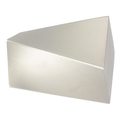 Terminal para varão CUBO TORCIDO CROMADO