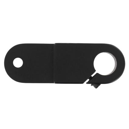 Suporte para varão D25CM PRETO 2UNIDADES