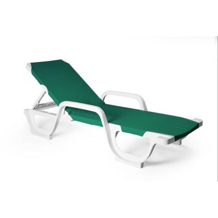 Espreguiçadeira de resina LENA VERDE