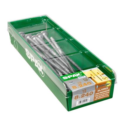 12 Parafusos ANILHA 8X260MM