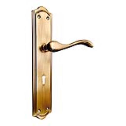 Puxador de porta placa PLACA BRONZE