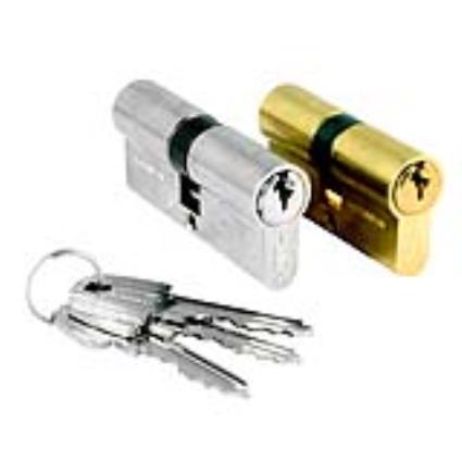 Cilindro chave dentes  40X40MM NIQUELADO