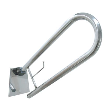 Suporte de apoio para sanita ABATÍVEL INOX BRILHO