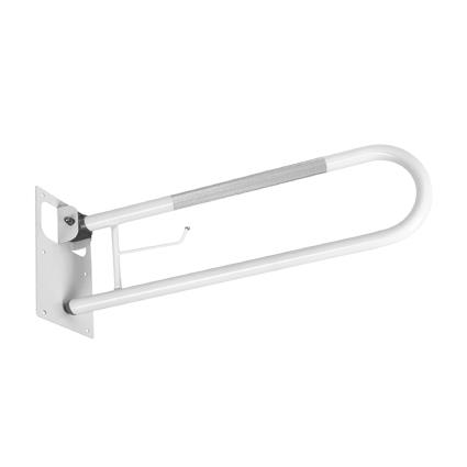 Barra de apoio REBATÍVEL PORTA-ROLOS INOX