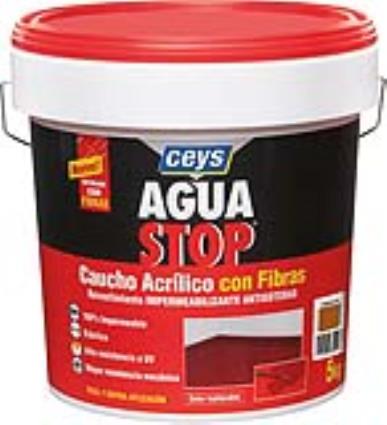 Impermeabilizante exterior CEYS AGUA STOP TERRACOTA 5KG