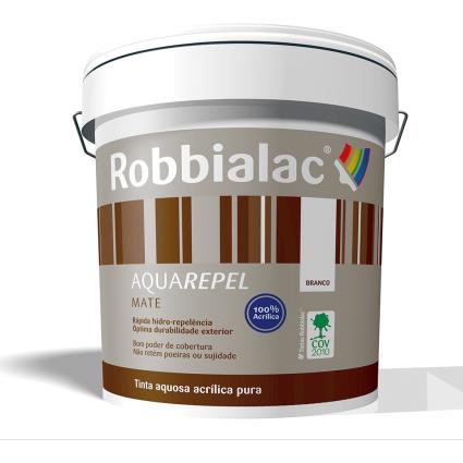 Tinta plástica mate exterior AQUAREPEL BRANCO 15L 