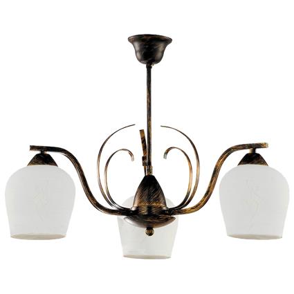 Candeeiro de teto suspenso CAMPANAS OURO VELHO