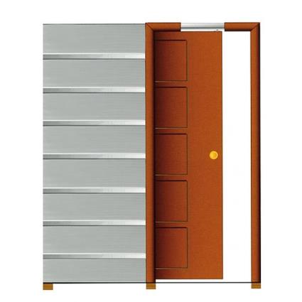 Cassete para porta de correr PAREDE GESSO 60CM