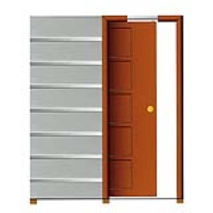 Cassete para porta de correr PAREDE GESSO 70CM