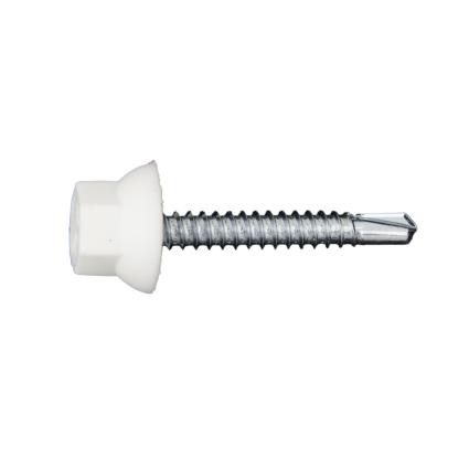 200 Parafusos 5.5X50 BRANCO