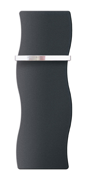 Toalheiro radiador APIS 424W 120X35CM PRETO