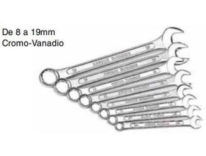 Conjunto de Chaves combinadas SALVADOR ESCOBA (8 Peças - 8 A 19mm)