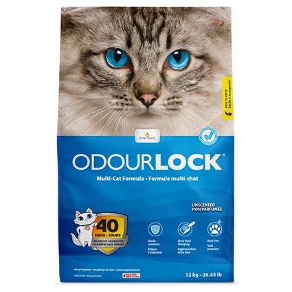 Odourclock Areia Ultra-Aglomerante sem Aroma 12 KG Intersand
