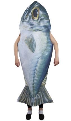 Traje de pescada para adultos