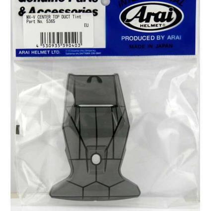 Arai Mx-v Upper Rear Central Cowl Vent One Size Smoke