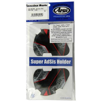 Arai Side Pods Type J Super Ad. System One Size Chronus Red