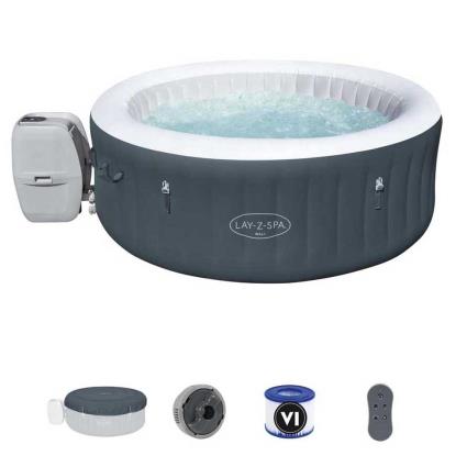 Lay-z Spa Banheira De Hidromassagem Inflável Bali Airjet 180x66 Cm 669 Liters Grey