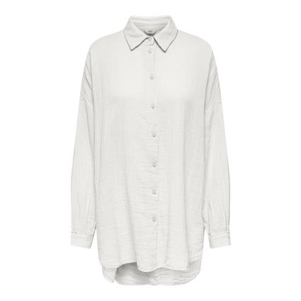 Only Camisa De Manga Longa Thyra Oversized Shirt S Cloud Dancer
