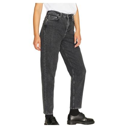 Jjxx Jeans Cintura Alta Lisbon Mom 27 Black Denim