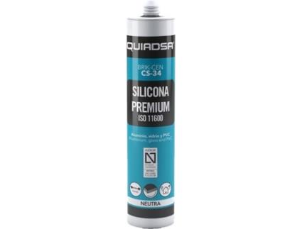 Silicone QUIADSA CS-34 Neutro Aço Inox (300ml)