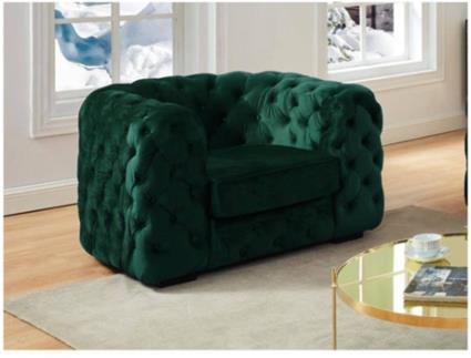 Poltrona VENTE-UNIQUE.PT (Verde - Tecido - 68x112x97 cm)