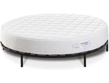 Sommier + Colchão DREAMEA PLAY Roma (Preto - Metal - 220x220 cm)