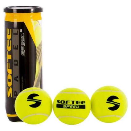 Softee Bolas De Padel Speed 3 Balls Yellow