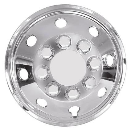 Carpoint Conjunto de tampões de roda esférico 41 cm cromado