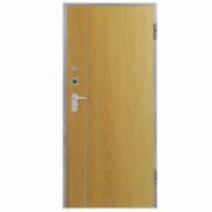 Porta de entrada blindada HI-TECH CARVALHO 80X204CM DIREITA FENÓLICO