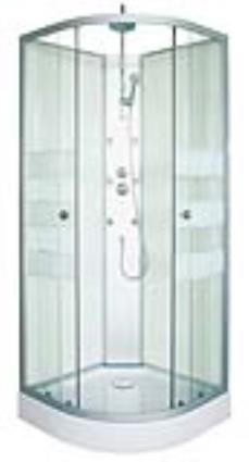 Cabine de hidromassagem AMÉLIA BRANCA 80X80CM