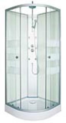 Cabine de hidromassagem AMÉLIA BRANCA 90X90CM