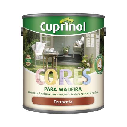 Tinta de exterior CORES PARA MADEIRA TERRACOTA1L