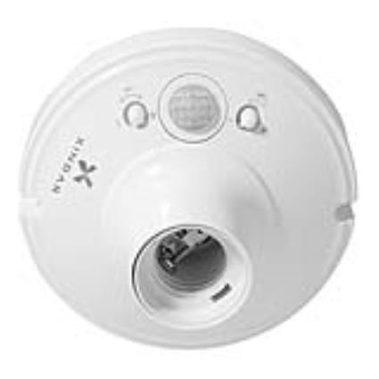 Detetor de movimento com porta lâmpadas IR 120º BRANCO