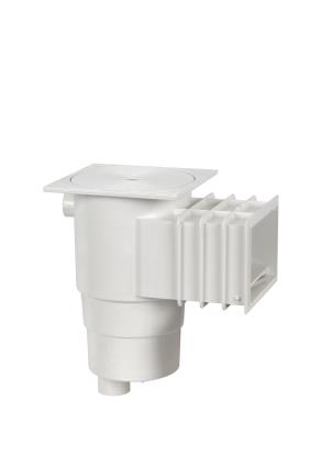 Skimmer com tampa QUADRADA 200MM ABS