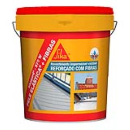 Revestimento de impermeabilização elástico com fibras GARD-570 W PELE ELÁSTICA + FIBRAS CINZA 18KG
