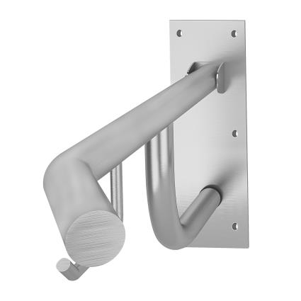 Barra de apoio REBATÍVEL INOX 60CM ESQUERDA