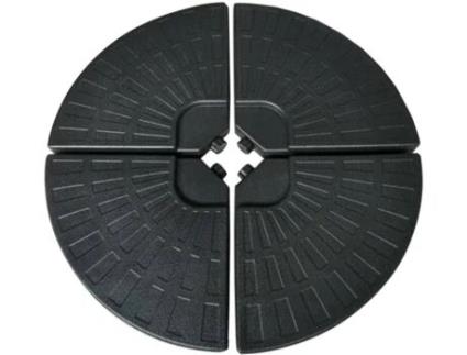 Base de Guarda-Sol HAPPY GARDEN Saint Malo Conjunto de 4 Bases Redondas