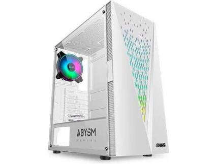 Caixa PC ABYSM Danube AB812110 (ATX - Branco)
