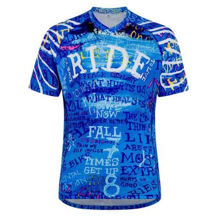 Cycology Enduro Jersey Manga Curta Ride S Blue