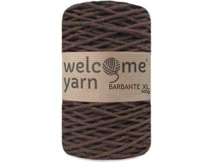 Fio de Macramé WELCOME YARN Barbante XL Bb30 3mmx120M (Castanho Escuro - Algodão - 10x16,5x10 cm)