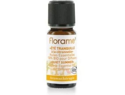 Óleo Essencial FLORAME Composição Verão Tranquilo (10 ml de óleo essencial (Eucalipto - Limão - Menta - Lavanda))