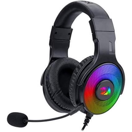 Redragon H350W Pandora 2 Auriculares Gaming con Microfono - Sonido 7.1 - Iluminacion RGB - Diadema Ajustable - Almohadillas Acol