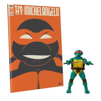 Figura Teenage Mutant Ninja Turtles BST AXN x IDW - & Comic Book Michelangelo Exclusive 13 cm