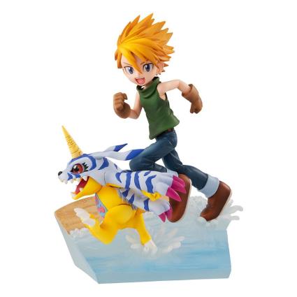 Figura Digimon Adventure G.E.M. Series - Yamato Ishida & Gabumon