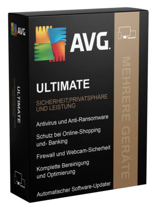 AVG Ultimate 2022, Multi Device inkl.VPN 10 dispositivos 1 Ano