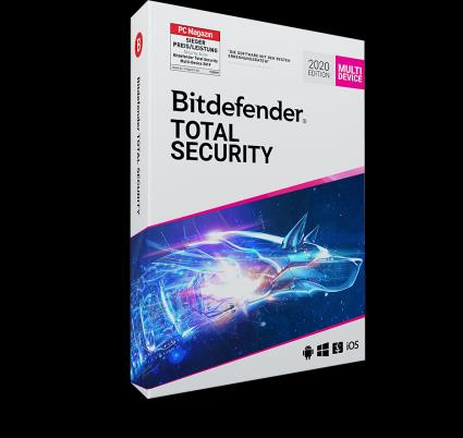 Bitdefender Total Security 2021, Multi Device 10 dispositivos / 3 anos