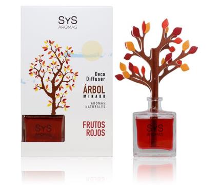 AMBIENTADOR DIFUSOR ÁRVORE 90ML FRUTOS VERMELHOS - Conforama