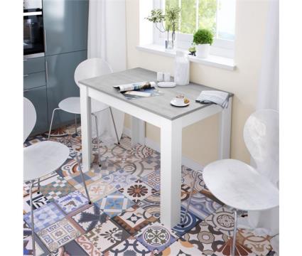 Mesa de Cozinha Fixa CLAUDIA Cimento - conforama